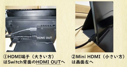 HDMI端子のセッティング